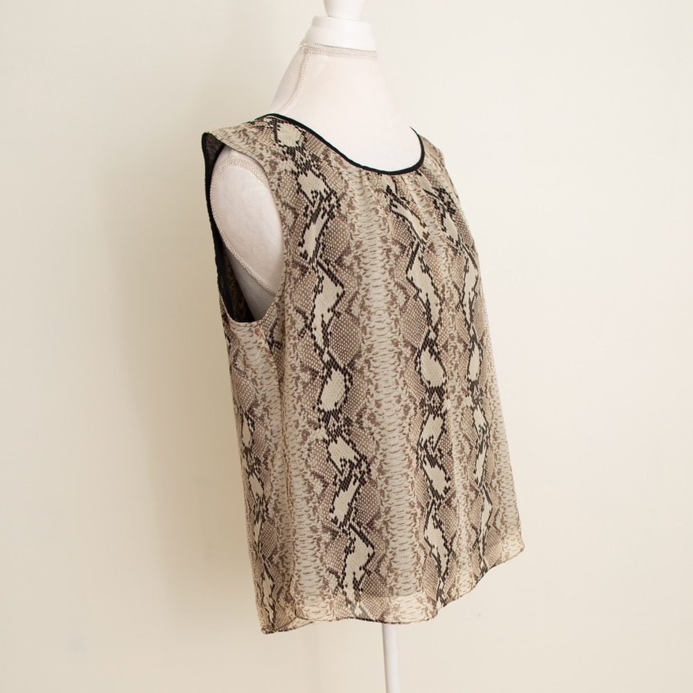 New Snakeskin Print Tank